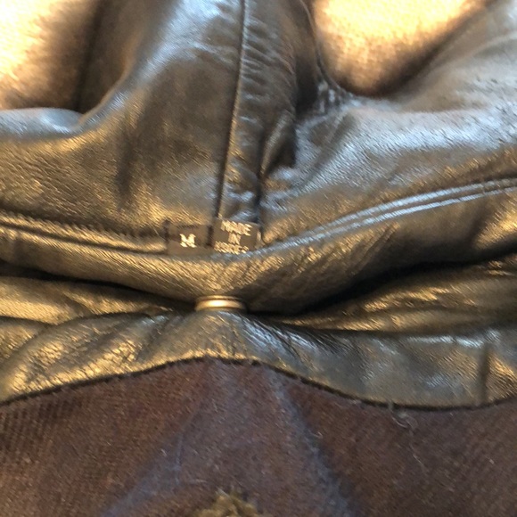 Andrew Marc Leather Jacket with Removal Vest - Picture 5 of 15